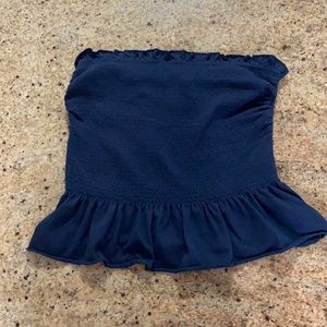 Navy Blue Tube Top